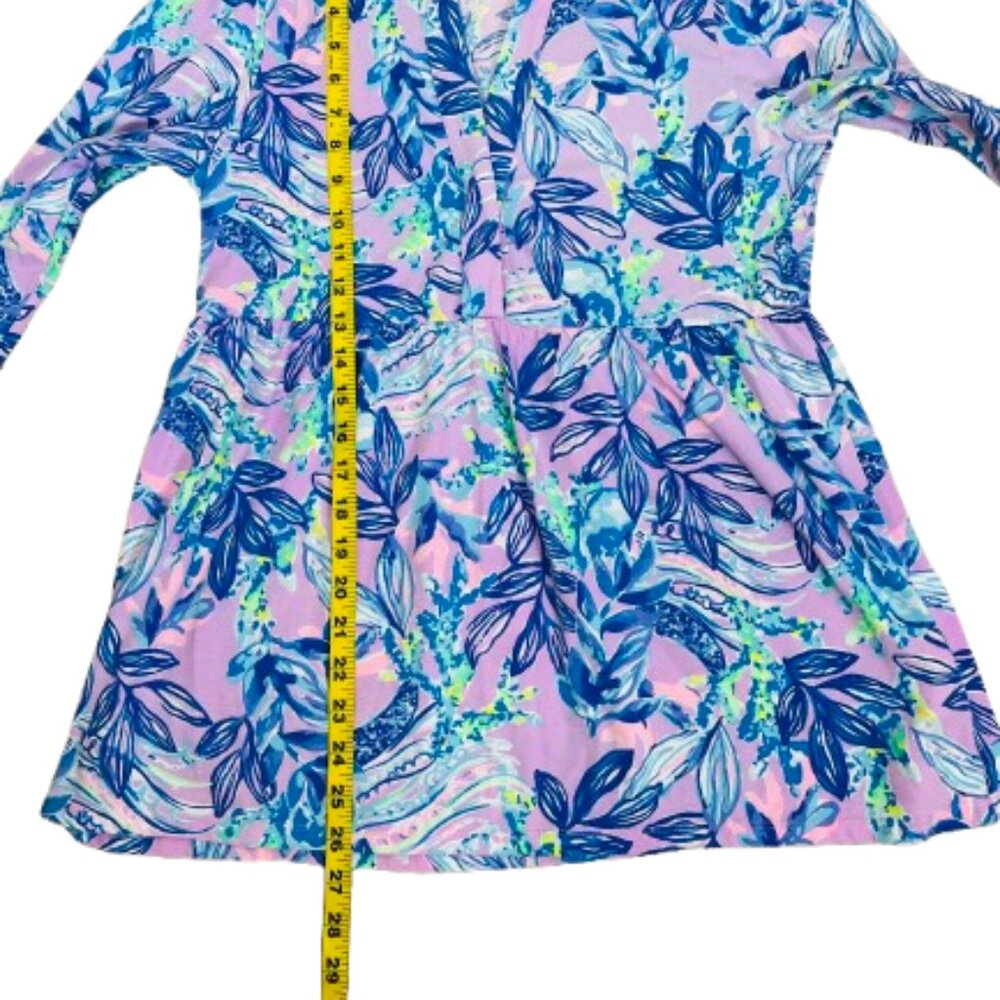 Lilly Pulitzer Winona Knit Floral Babydoll Tunic Top Size S - Picture 11 of 12